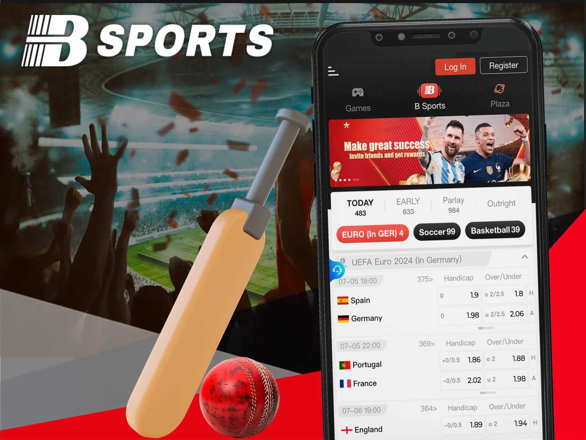 Bet on sports in the convenient BSports mobile app.