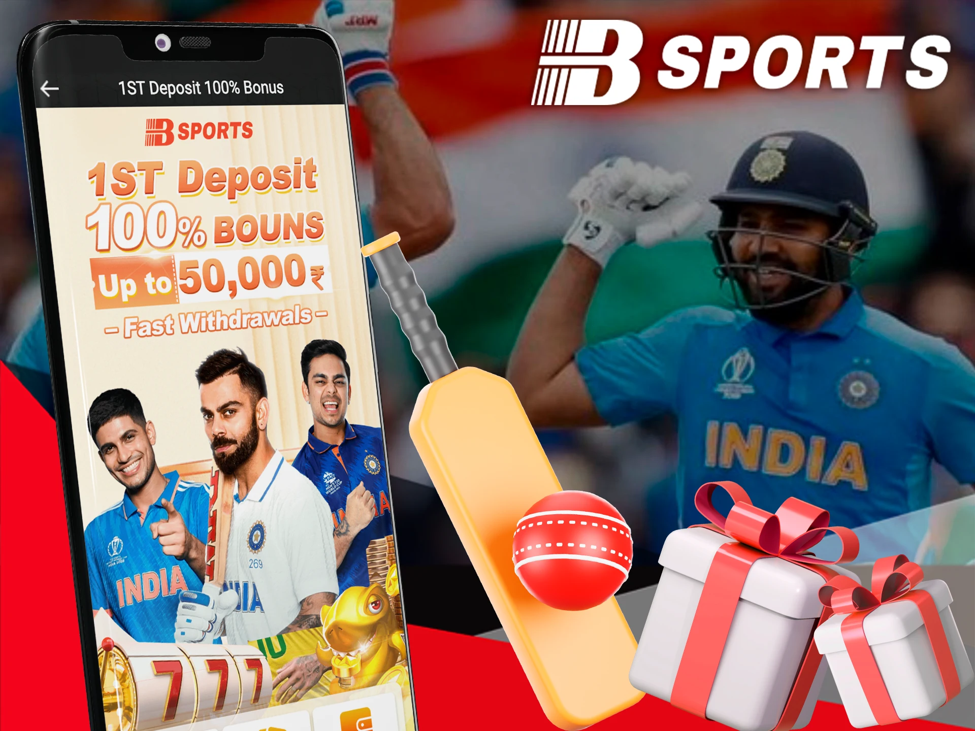 Get a welcome sports bonus from BSports.