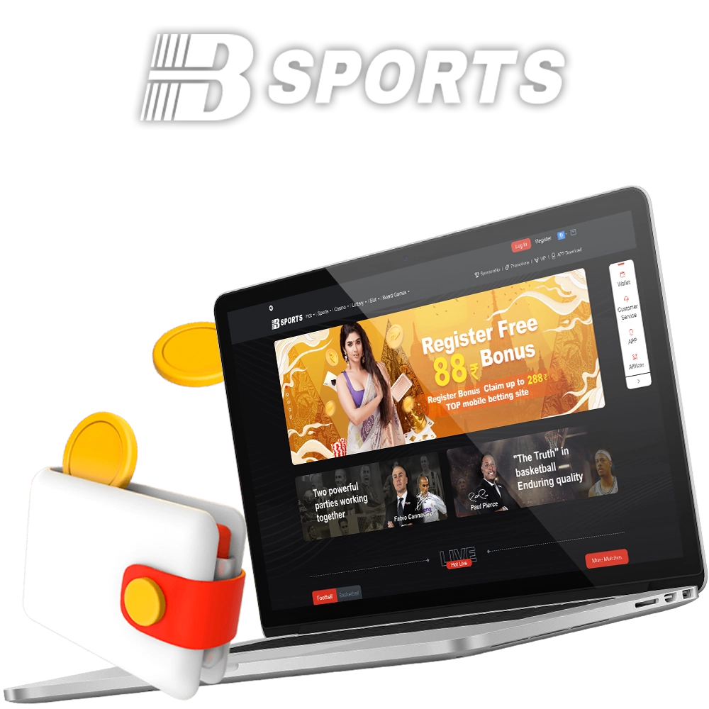 Learn how to deposit and withdraw money from your BSports account.