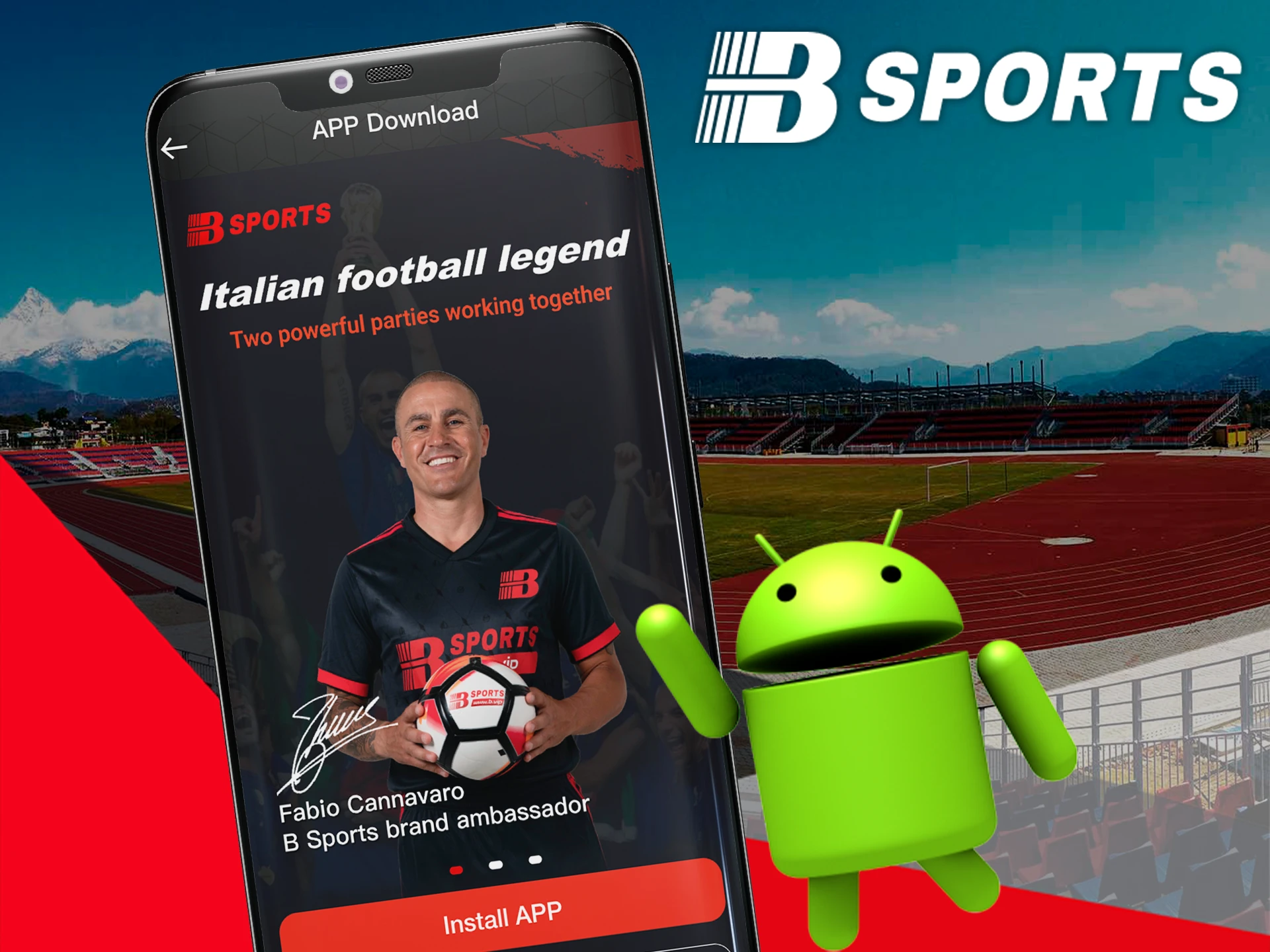 Play anywhere on your android device at BSports.