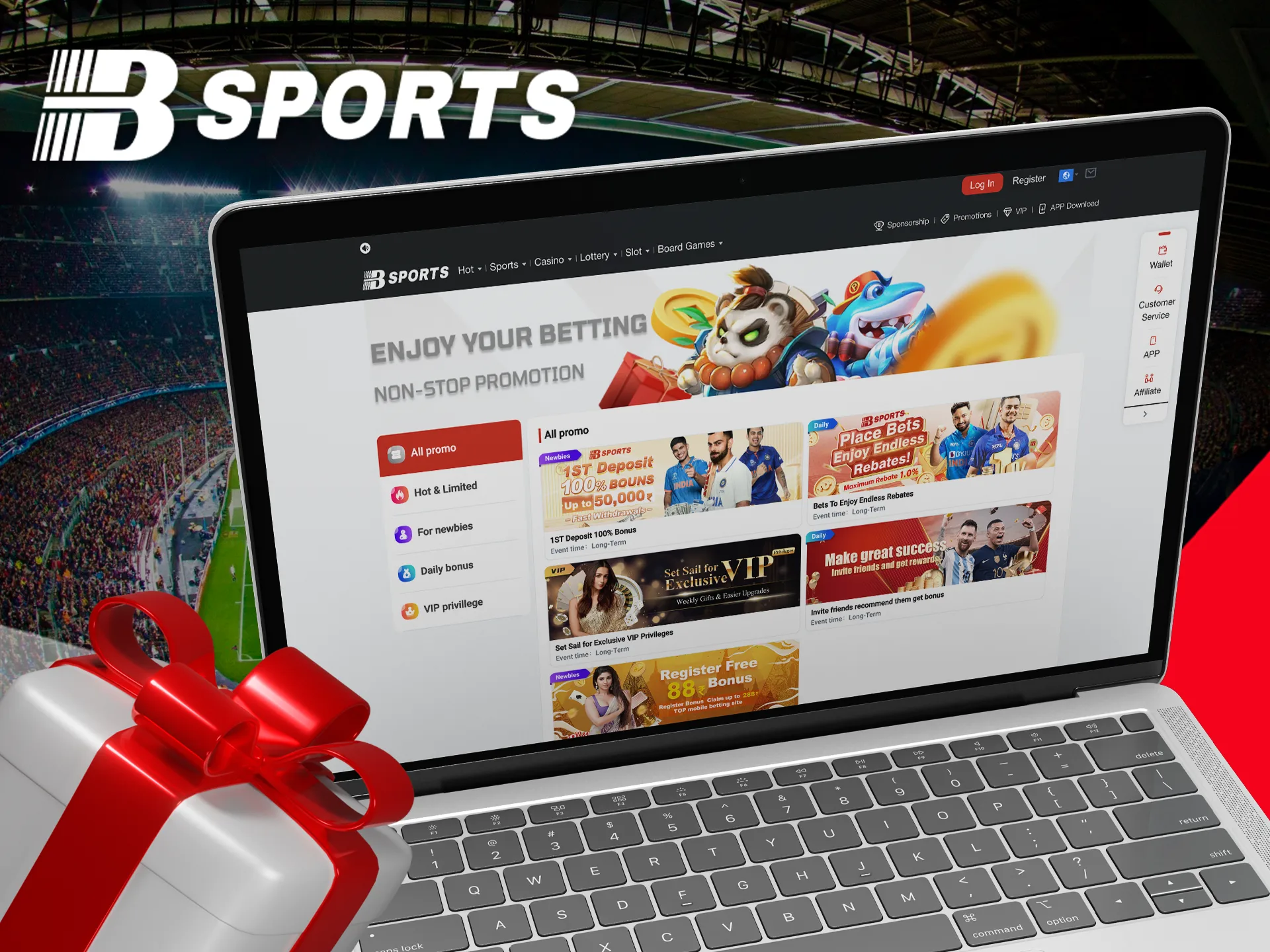 Find out a little more about the BSports bonus programme.