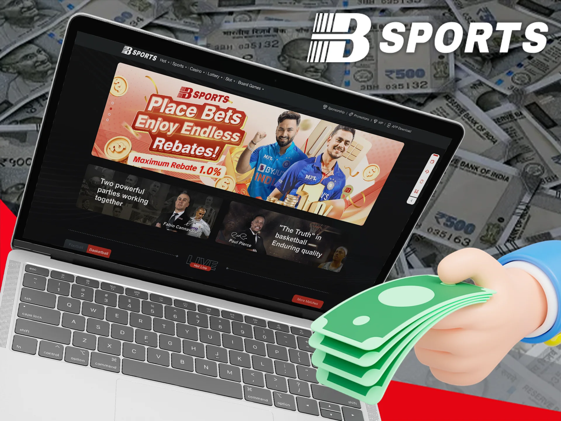 Withdraw your winnings instantly at BSports.