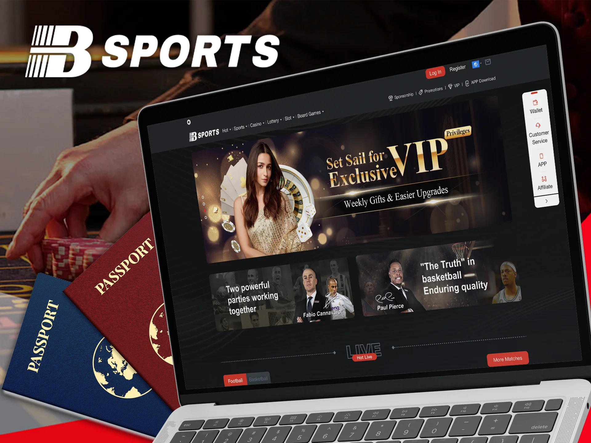 Verify your BSports account to use all features.